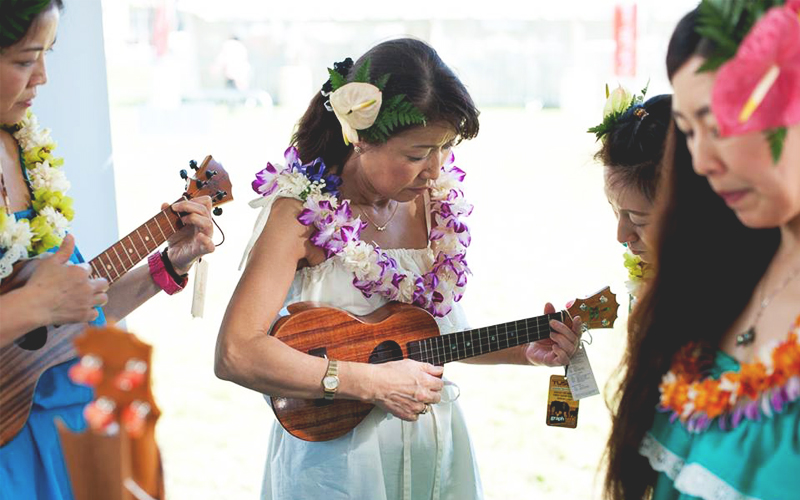 Ukulele Picnic in Hawaii 2017